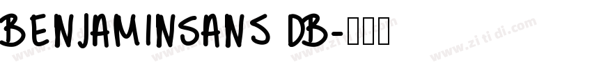 BenjaminSans DB字体转换